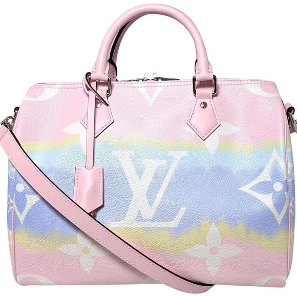 Louis Vuitton Speedy 30 Bandouliere Escale Pink